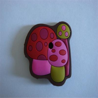 China 2D/3D custom adorable silicone mushroom key covers as souvenir with customized logo for sale