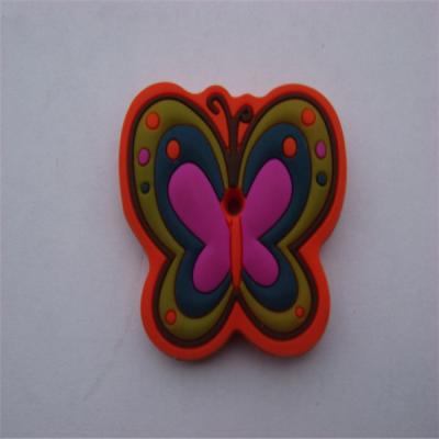 China simple design 2D/3D custom adorable silicone buterfly  key covers as souvenir/gifts for sale