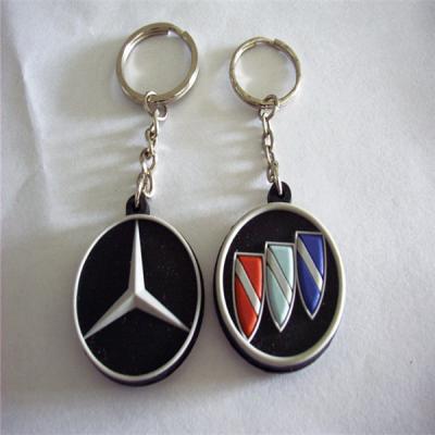 China 2014 new pattern factory direct sale famous car logo soft PVC keychain with high quality for sale