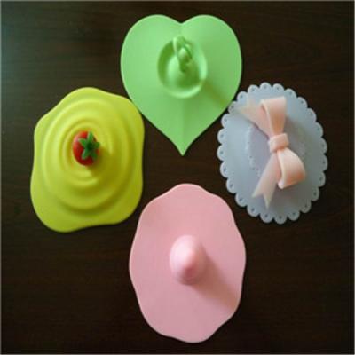 China heat proof customized silicone cup Lid covers for sale