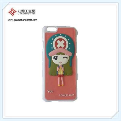 China Orange Color Fancy Girl With Cap Pattern Mobile Phone Case Iphone 6 China Manufacturer for sale