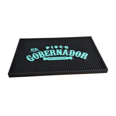 China custom personalized rubber Silicone pvc bar mat Bar Accessories with Logo for sale