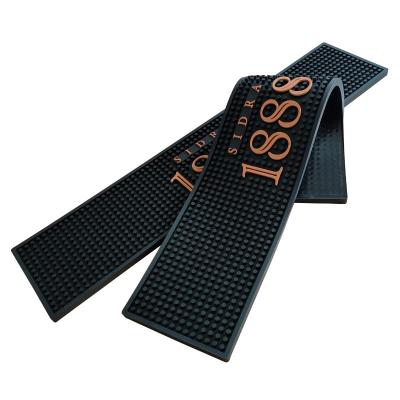 China 2019 Brand new customized soft pvc rubber eco-friendly bar mat,Rubber bar beer mat Customized Colors for sale