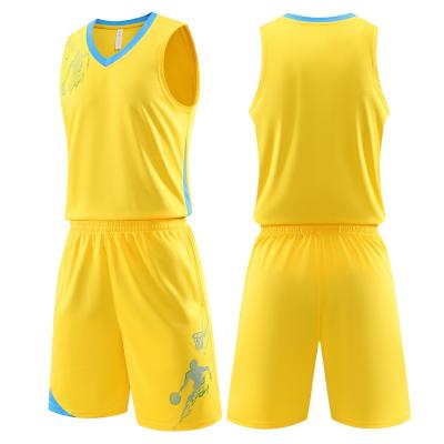 China Breathable Basketball Uniform Set, Game Training Uniform, Custom Basketball Tank Top Uniform for sale