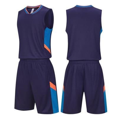 China Antibacterial Training Uniform Basketball Sportswear Vest Basketball Uniform Quick Dry Breathable Set for sale