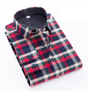 China Wholesale Fashion Flannel Shirt Anti-pilling OEM\ODM Camisa Long Sleeve For Men Vestir Camisa Manga Larga Controller 100% Cotton Custom for sale