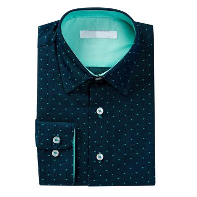 China Anti-pilling Polka Dots Boys Shirt Kids Wear for sale