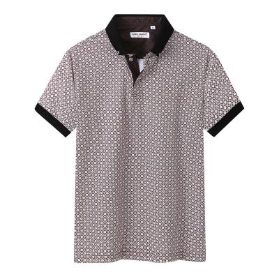 China New Breathable Golf Shirts For Men's Shortsleeve Polo Shirt, Sporty Casual Collared T-Shirt for sale