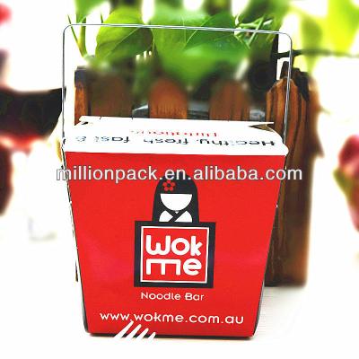 China disposable square food box, food packaging box, food paper box for sale