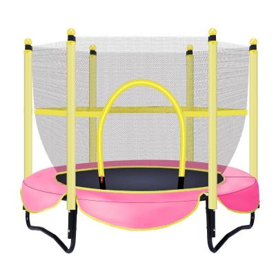 China With protective net factory direct children's trampoline outdoor wear-resistant trampoline with protective net for sale