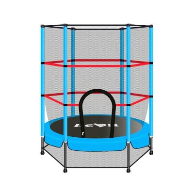 China With Protective Net Home Use Double Pad Folding Trampolines For Kids for sale