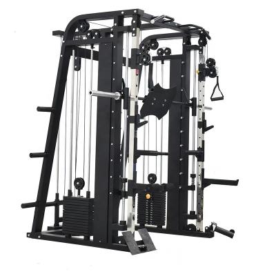 China Adjustable Smith Weight Machine Full Strength Trainer Multi Functional Fitness Equipment for sale