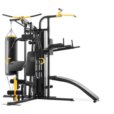 China Multi Gym Exercise Machine Home Strength Training Cable Crossover Trainer Workout Station Home Gym for sale