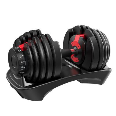 China Good Quality Adjustable Weight 24KG Dumbbell For Bodybuilding for sale