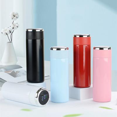 China Wholesale Smart Temperature Display Smart Water Bottle Stainless Steel Insulation Water Flask Bottle Vacuum Smart for sale