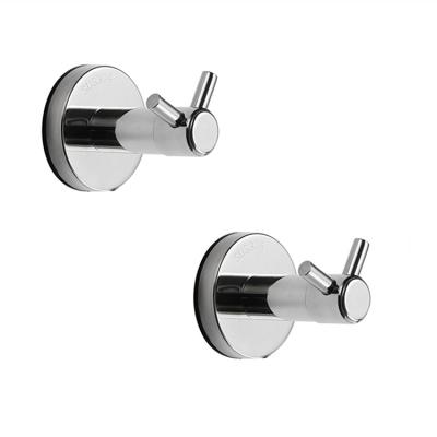 China Hot Selling SUS304 Hotel Bathroom Durable Steel Towel Hook Double Robe Wall Mounting Hooks For Hanging for sale