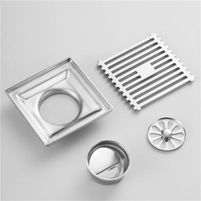 China Factory direct sale 201 square stainless steel bathroom drain floor shower anti-corrosion floor drain for sale