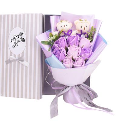 China Bouquet Toy Teddy Bear Stuffed Teddy Bear Plush Flower Bouquet for sale