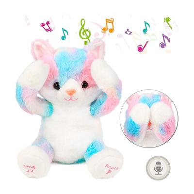 China Comfortable Customized Education Electric Musical Speak Soft Plush Stuffed Toy for sale