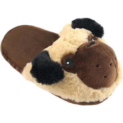 China OEM Winter Lightweight Promotional Indoor Funny Cute Warm Plush Animal Slippers for sale