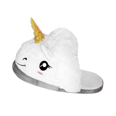 China Light Hot Sale Indoor Baby Cartoon Plush Fluffy House Slipper for sale