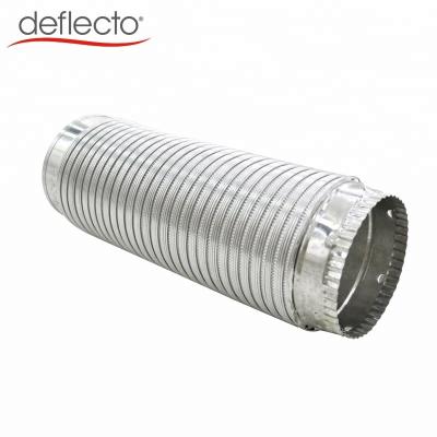 China Galvanized Clamps Attached To Each End China Supplier Ventilation HVAC Aluminum Semi Rigid Duct Flexible Air Duct for sale