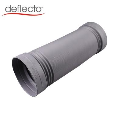 China Modern retractable ventilation column, Gray Flexible Air Ducting, Hood Plastic Duct range with 2 flanges for sale