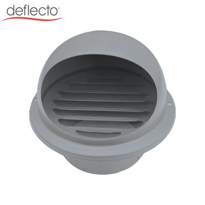 China Wind Proof 100mm 4 Inch Lourved Stainless Steel Duct Cover Weather Resistant Round Hood for sale