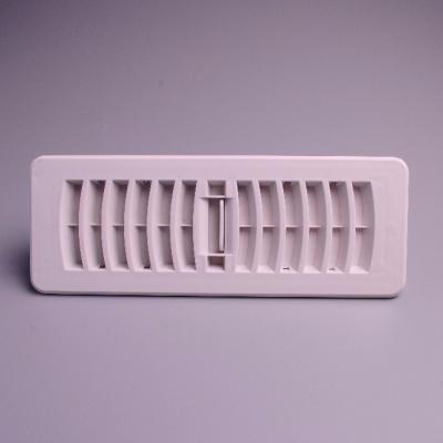 China PP Plastic Air Damper Air Conditioning Outlet Hood Wall Air Grille PP Check In for sale