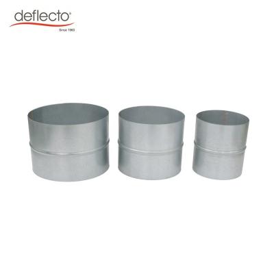 China Easy Installation Air Conditioner Galvanized Steel Round Ductuing Connector 4 Inch for sale