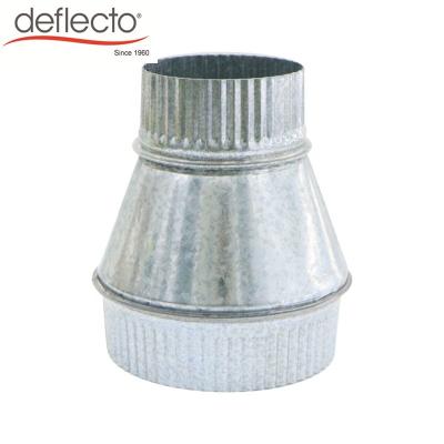 China Durable HVAC System Parts Galvanize 4 Inch To 6 Inch Duct Increaser Air Conditioning Fittings Steel Reducer for sale