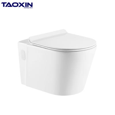 China Concealed Tank Ceramic High quality Wall Hung Toilet Bowl CE certificate Modern Wall Mounted WC Round Hanging Toilet Wholesale for sale