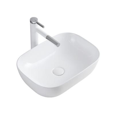 China Easy To Clean Porcelain Art Basins Modern Lavabo Counter Top Sink Lavatory Ware Ceramic Bathroom Sanitary Basin for sale