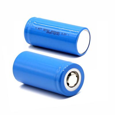 China Toys 32700 3.2V 6000mAh LiFePO4 Rechargeable Battery Cell for sale