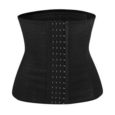 China Antibacterial Corset Cincher Body Shaper Belt Trimmer With Steel Bone Supplement Waist Trainer For Women for sale