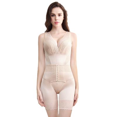 China Breathable Full Body Shaper Thigh Lifter Corset Butt Lifter Tummy Control Form Wear Combination Butt Lifter Thigh Slimmer for sale