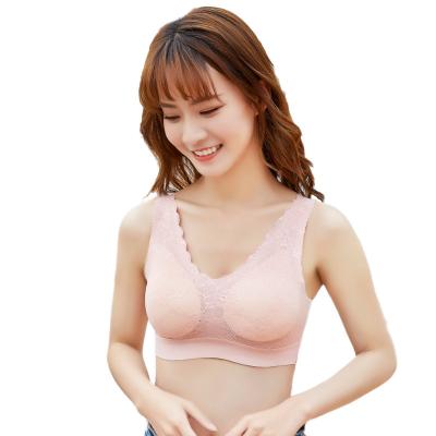 China US Jacquard Yarn Bra Full Cup Sexy Antibacterial Adjustable Non-Padded Women's Free Sizing Bra Small Size Bra for sale