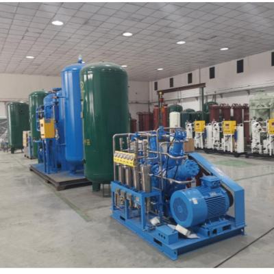 China Complete Set of 10Nm3/h PSA Oxygen Oil Free Generation System With Oxygen Booster Compressor for sale