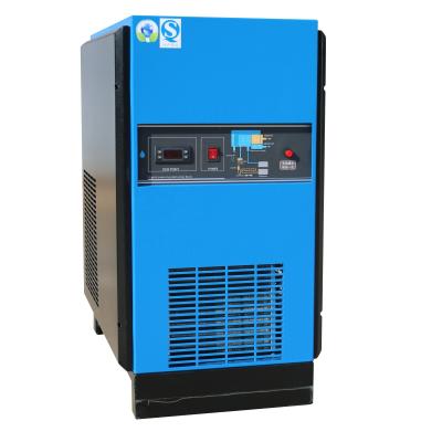 China 0.37kw oil free refrigerated air dryer / compressed air dryer for air compressor 220v/1p/50hz for sale