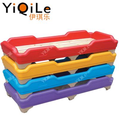 China Plastic four color with baby crib cheap kids plastic bed for sale for sale