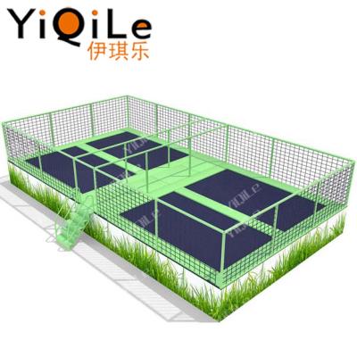 China Used Cheap Kids Indoor Trampoline Park High Tech Exercise Trampoline Trampoline Mats For Sale for sale