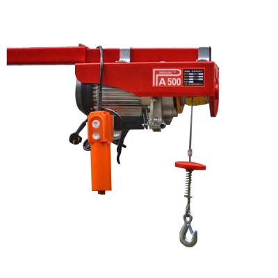 China PA 200 mini electric wire hoist wire rope construction motor lift electric hoist price for sale