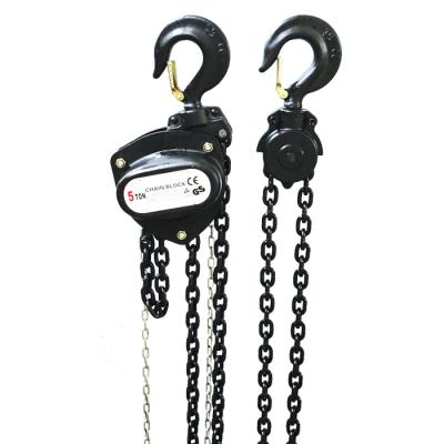 China High Quality Construction Hoist 2T Ton 1 On 5 Ton Chain Hoist VD Type Manual Block for sale