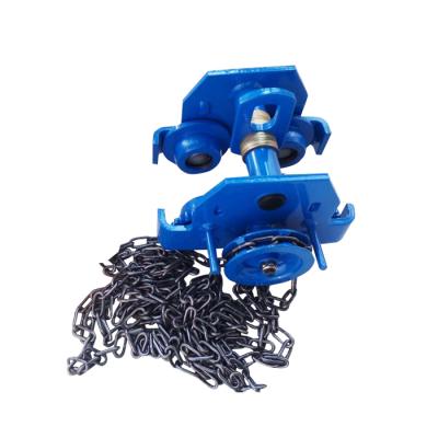 China Tools Popular Europe H Beam H Beam Steel H Channel Chain Hoist Girder Trolley for sale