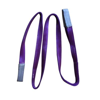 China Polyester Flat Webbing Sling / Belt Cargo Lifting Lashing for sale