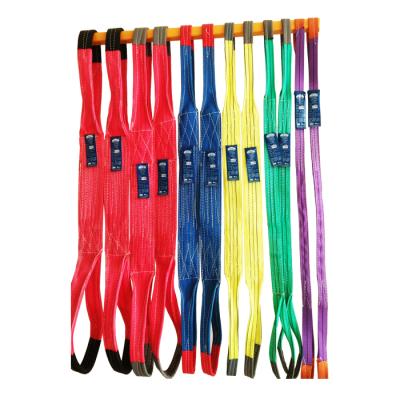 China Nylon Wire Rope Webbing Sling Rigging Belt Wire Rope Sling for sale