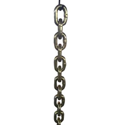 China Drag Chain Us Type Link Chain En818 / Din766 10mm Steel Black Load Chain for sale