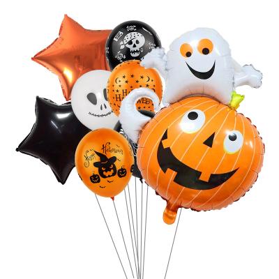 China 2021 Happy Halloween Balloon Supplies Trick or Treat Halloween Decorations Halloween Pumpkin Ghost Balloon Toys Toys for Kids Halloween Balloon for sale