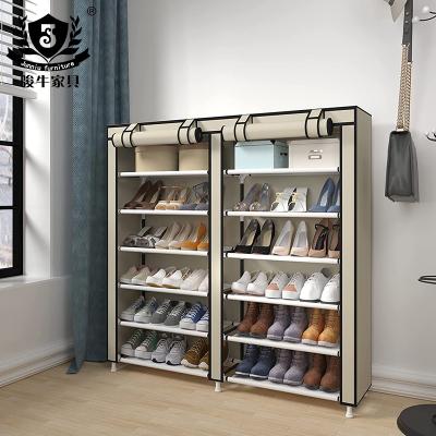 China Amazon Expandable Hot Sale Simple Fashion Shoe Storage Organizer Durable Shoe Arch 6 Layers Shoe Rack Cabinet for sale