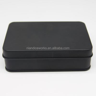 China High Quality Cube Personalization Metal Tin Box Carve Accessories Metal Packaging Box With Lid for sale